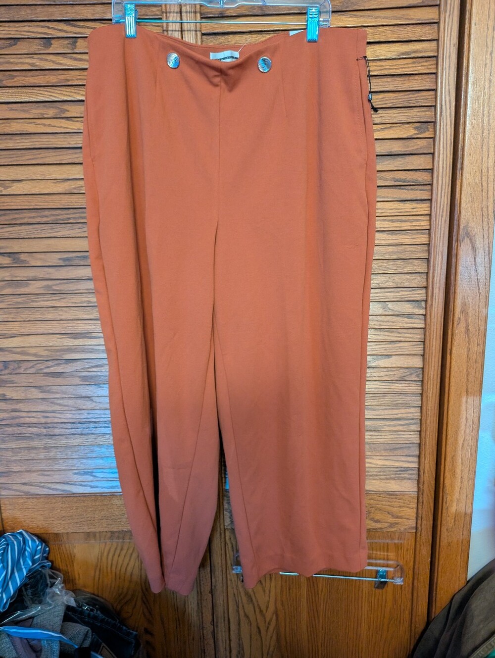 Jules And Leopold New Women's Dress Pants Rust Color Size 2X